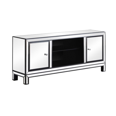60 Inch Mirrored TV Console by Coaster - 724164