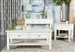 Coffee Table in White Finish by Coaster - 753308
