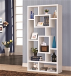 Wall Unit Bookcase in White Finish by Coaster - 800157