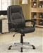 Black Fabric Executive Office Chair by Coaster - 800209
