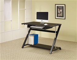 Computer Desk in Black Finish by Coaster - 800222