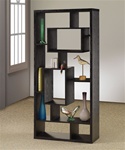 Bookcase Display Cabinet in Black Finish by Coaster - 800262
