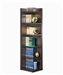 Corner Bookcase in Cappuccino Finish by Coaster - 800270