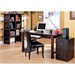 4 Piece Home Office Set in Wood Grain Finish by Coaster - 800271S