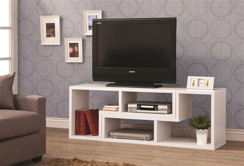 Design It You Way White Bookcase Tv Stand By Coaster 800330