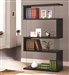 Black and Glass Bookcase Display Cabinet by Coaster - 800340