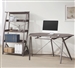 Harsen 2 Piece Home Office Set in Weathered Grey Finish by Coaster - 800428-S