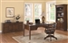 Paterson 3 Piece Home Office Set in Walnut Finish by Coaster - 800466-S