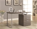 Reversible Writing Desk with File Drawer in Weathered Grey Finish by Coaster - 800520