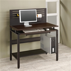 Slotted Back Computer Desk by Coaster - 800588