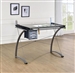 Artist Drafting Table Desk in Dark Grey Finish by Coaster - 800986