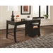 Home Office Writing Desk in Smokey Black Finish by Coaster - 801751