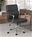 Black Leatherette Adjustable Height Office Chair by Coaster - 801765