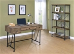 Analiese 2 Piece Home Office Set in Rustic Oak Finish by Coaster - 802541