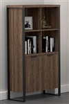 Pattinson Bookcase in Aged Walnut Finish by Coaster - 803374