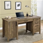 Tolar Desk in Rustic Oak Finish by Coaster - 803581