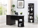 4 Piece Home Office Set in Cappuccino Finish by Coaster - 881071-4