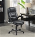 Grey Leatherette High Back Adjustable Height Office Chair by Coaster - 881183