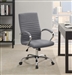Grey Fabric Adjustable Height Office Chair by Coaster - 881217
