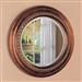 Bronze Finished Frame Round Accent Mirror by Coaster - 900198