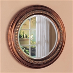 Bronze Finished Frame Round Accent Mirror by Coaster - 900198