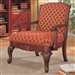 Decorative Chenille Fabric Accent Chair by Coaster - 900222