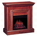 Decorative Electric Fireplace Wall Mantel in Cherry Finish by Coaster - 900351