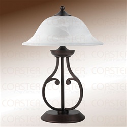 Dark Bronze Table Lamp by Coaster - 901207