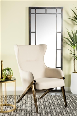 Accent Chair in Cream Fabric by Coaster - 903052