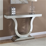 Clear Mirror Console Table by Coaster - 930010