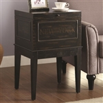 New York Accent Cabinet in Antique Black Finish by Coaster - 950313