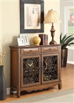 Accent Cabinet in Antiqued Brown Finish by Coaster - 950358