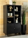 Industrial Metal Accent Cabinet in Matte Black Finish by Coaster - 951134
