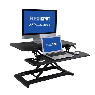 Alcove Series Standing Desk Converter by Flexispot in 35"Inch - FLE-M7M