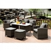 Nashira 6 Piece Patio Sofa Set in Gray by Furniture of America - FOA-CM-OT2552
