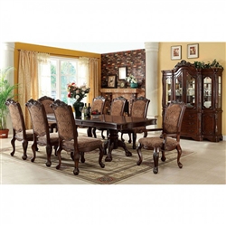 Cromwell 7 Piece Formal Dining Room Set by Furniture of America - FOA-CM3103