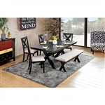 Xanthe 7 Piece Dining Room Set by Furniture of America - FOA-CM3172T