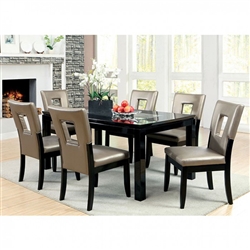 Evant I 7 Piece Dining Room Set by Furniture of America - FOA-CM3320T