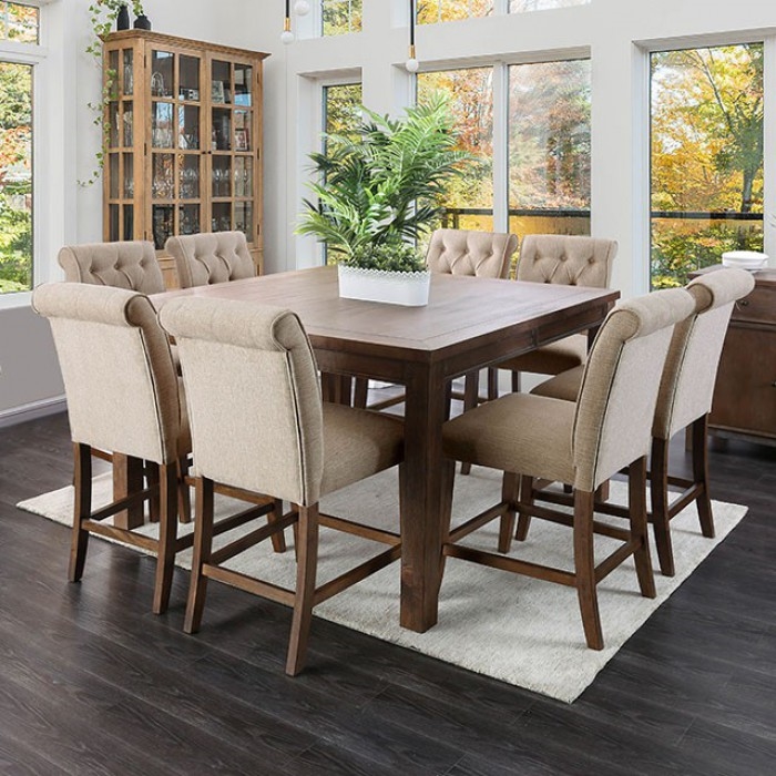 Sania Iii 7 Piece Counter Height Dining Set By Furniture Of America Foa Cm3324a Pt 54