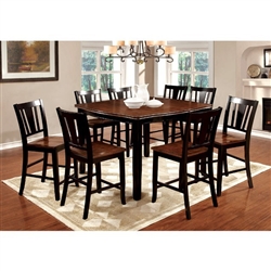 Dover II 7 Piece Counter Height Dining Set by Furniture of America - FOA-CM3326BC-PT