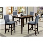 Charlene 5 Piece Counter Height Dining Set by Furniture of America - FOA-CM3354PT-5PK