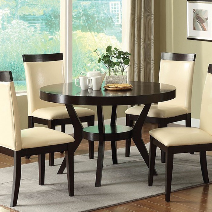 Downtown I 5 Piece Round Table Dining, 5 Piece Round Dining Table Set