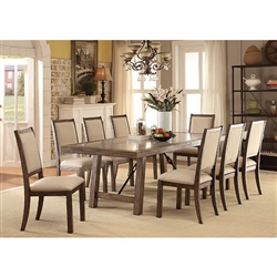 Colette 7 Piece Dining Room Set by Furniture of America - FOA-CM3562T