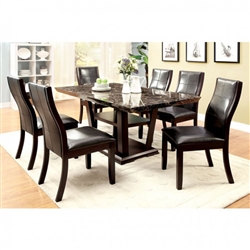 Clayton I 7 Piece Dining Room Set by Furniture of America - FOA-CM3933T