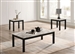 Cecere 3 Piece Occasional Table Set in White/Black Finish by Furniture of America - FOA-CM4144WH-3PK