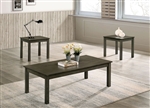 Cecily 3 Piece Occasional Table Set in Gray Finish by Furniture of America - FOA-CM4149GY-3PK
