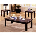Town Square I 3 Piece Occasional Table Set in Espresso by Furniture of America - FOA-CM4168-3PK