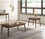 Kaylin 2 Piece Occasional Table Set in Walnut Finish by Furniture of America - FOA-CM4349-2PK
