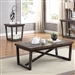 Sixten 2 Piece Occasional Table Set in Dark Oak/Gray by Furniture of America - FOA-CM4378-2PK