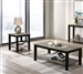 Ciana 2 Piece Occasional Table Set in Gray/Black Finish by Furniture of America - FOA-CM4383-2PK